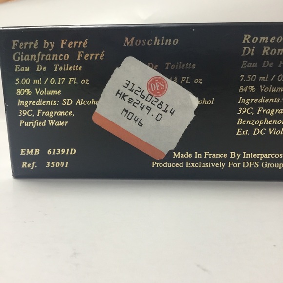 Gianfranco Ferre Moschino Versace Romeo De Gigli Miniatures Set - Picture 9 of 15